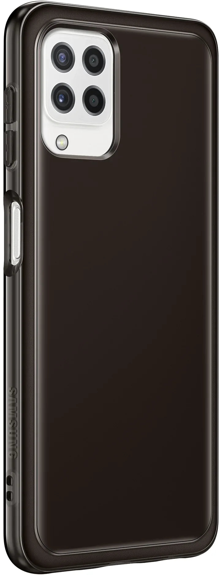 Samsung Soft Clear Cover Galaxy A22 4G Black - Essentify