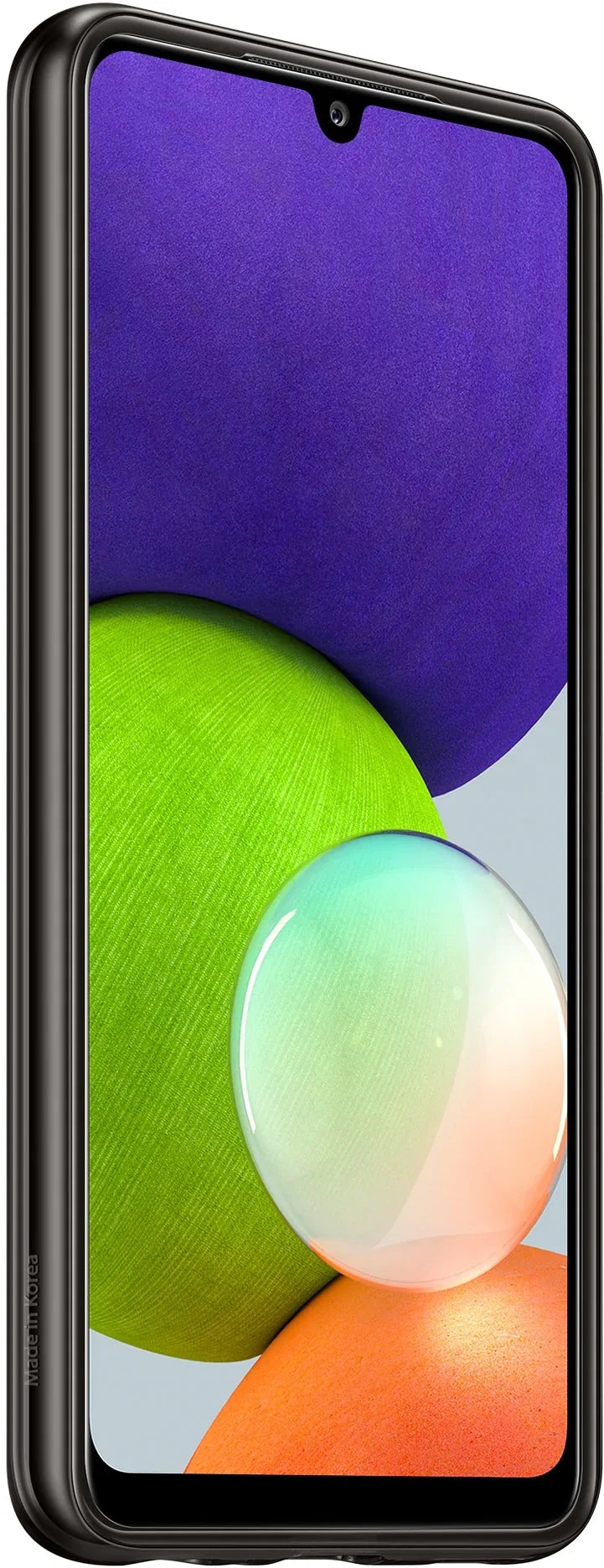 Samsung Soft Clear Cover Galaxy A22 4G Black - Essentify