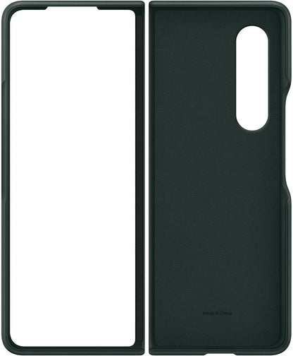 Samsung Leather Cover Galaxy Z Fold3 Green - Essentify