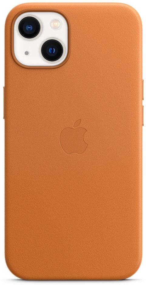 Apple Leather Case With Magsafe Iphone 13 Golden Brown - Essentify