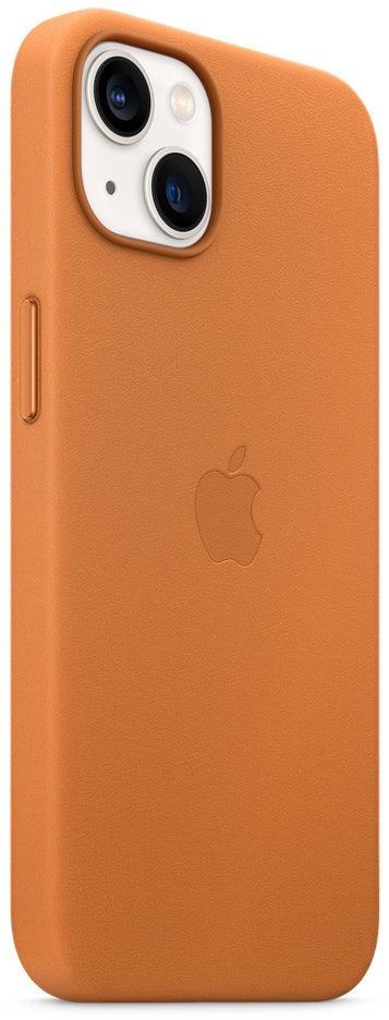 Apple Leather Case With Magsafe Iphone 13 Golden Brown - Essentify