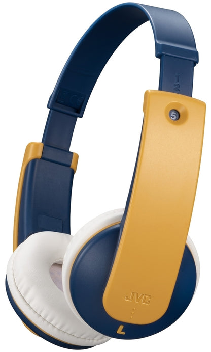 Jvc Ha-Kd10W Jvc Kids Tinyphones Wireless Headphone Yellow/Blue