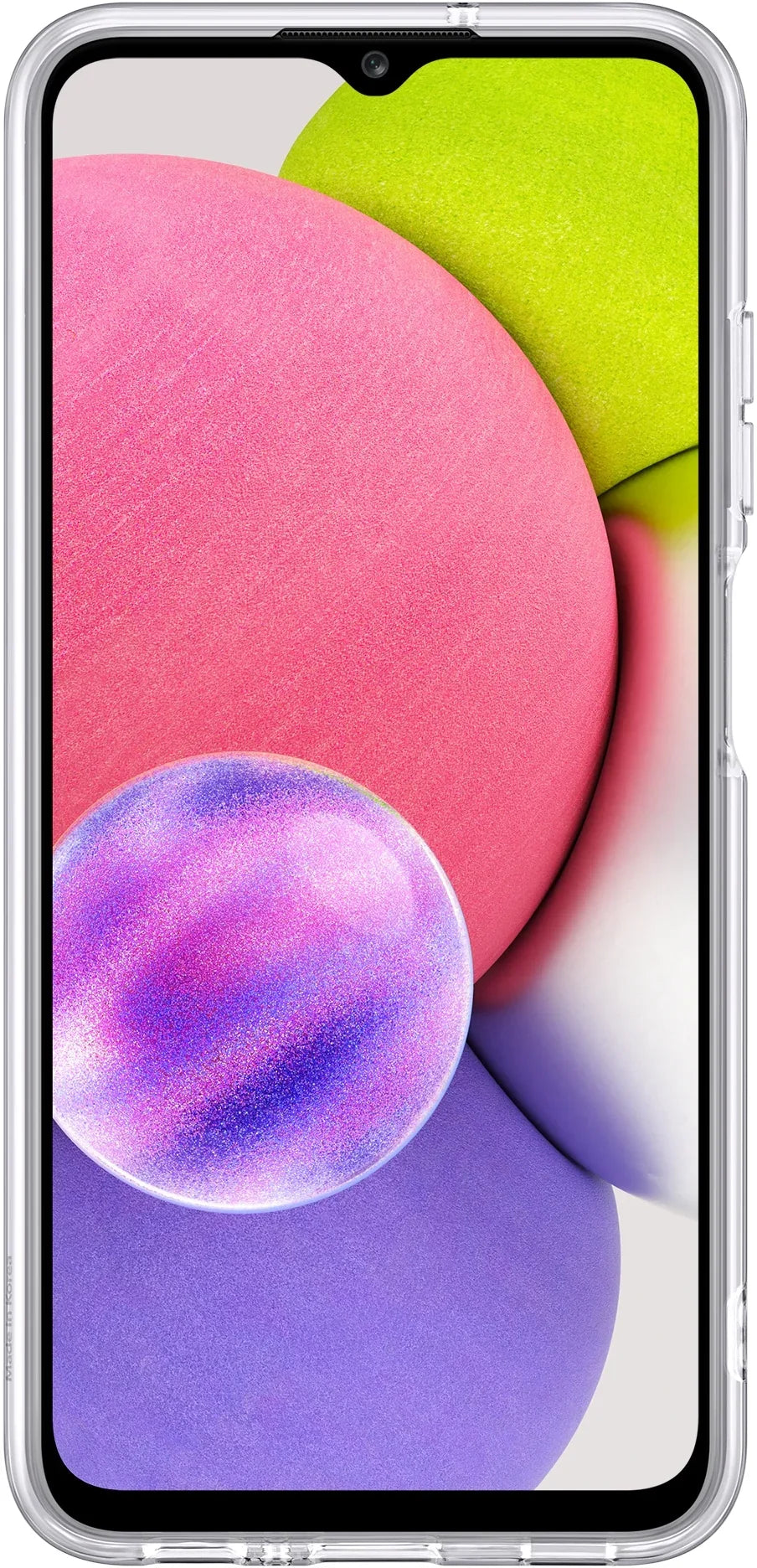 Samsung Soft Clear Cover Galaxy A03S Transparent - Essentify