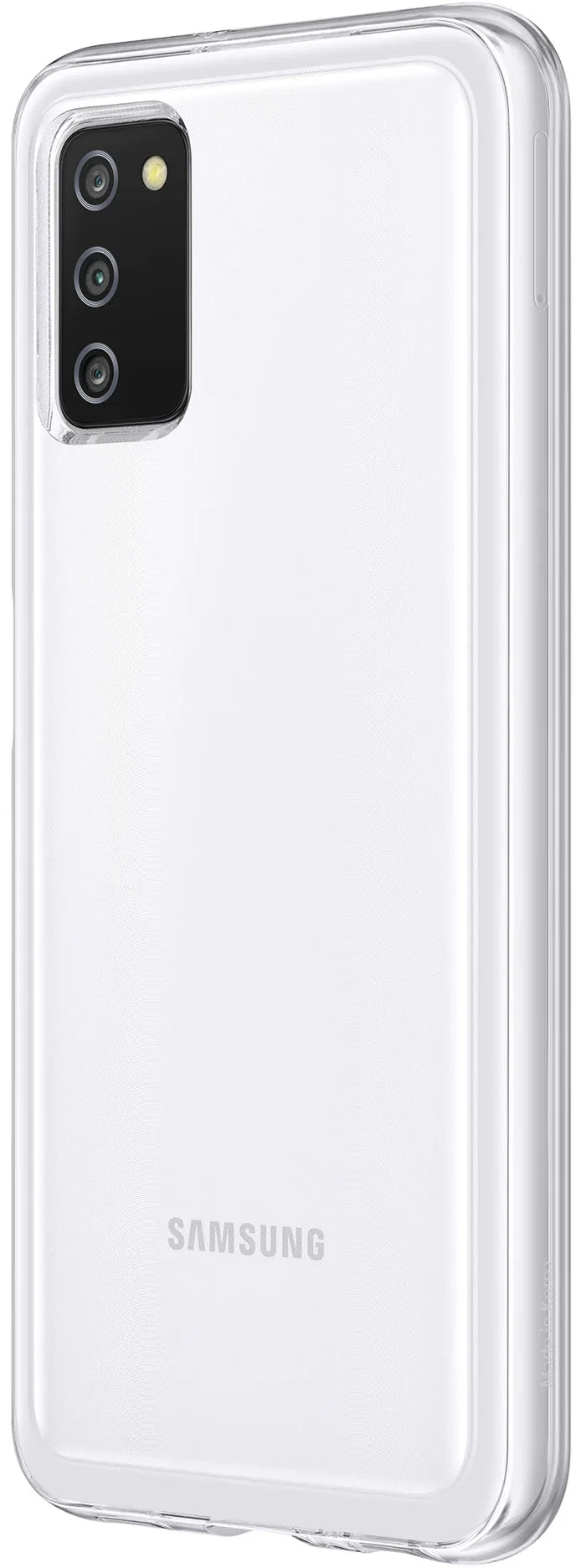 Samsung Soft Clear Cover Galaxy A03S Transparent - Essentify