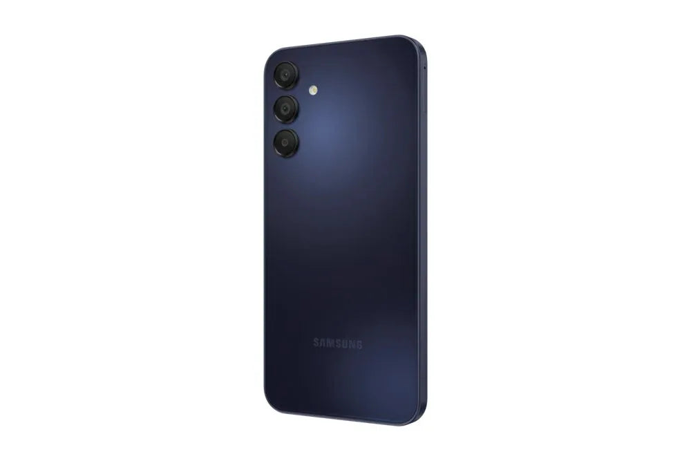 Samsung Galaxy A15 | 6.5" Display | Android 14 | 4G | 4 GB RAM | 128 GB Opslag | 5000 mAh | Zwart/Blauw - Essentify