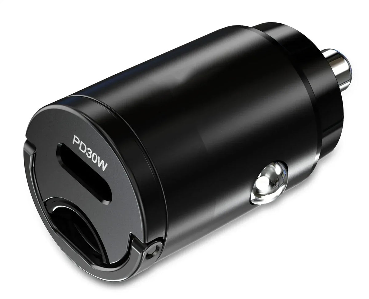 Mobilize Car Charger Usb-C 30W With Pd/Pps Black - Essentify