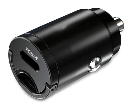 Mobilize Car Charger Usb-C 30W With Pd/Pps Black - Essentify