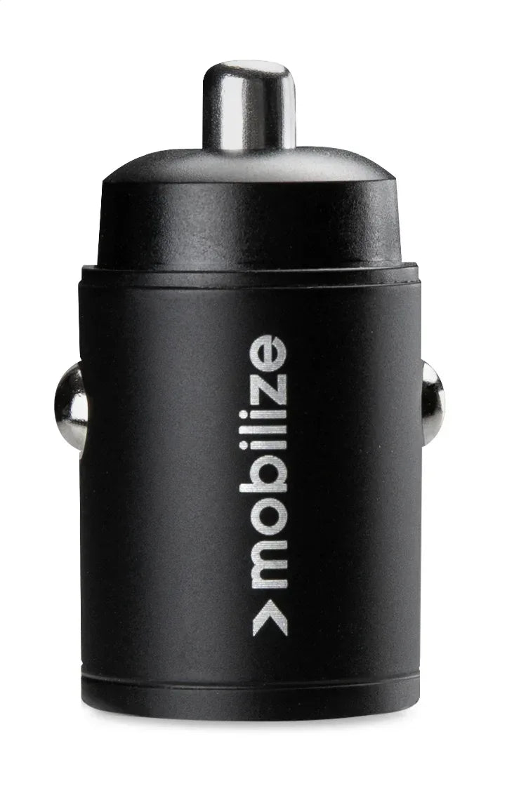 Mobilize Car Charger Usb-C 30W With Pd/Pps Black - Essentify