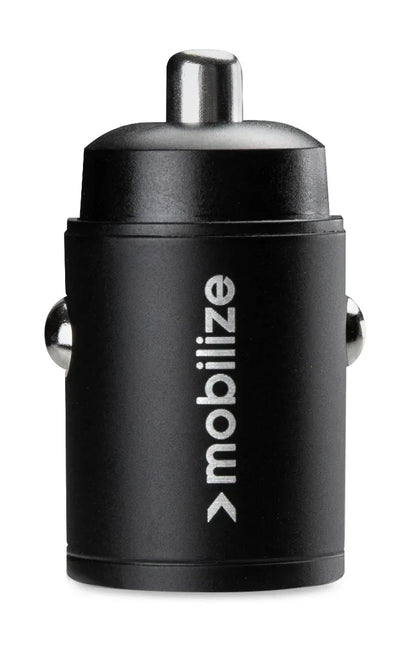 Mobilize Car Charger Usb-C 30W With Pd/Pps Black - Essentify