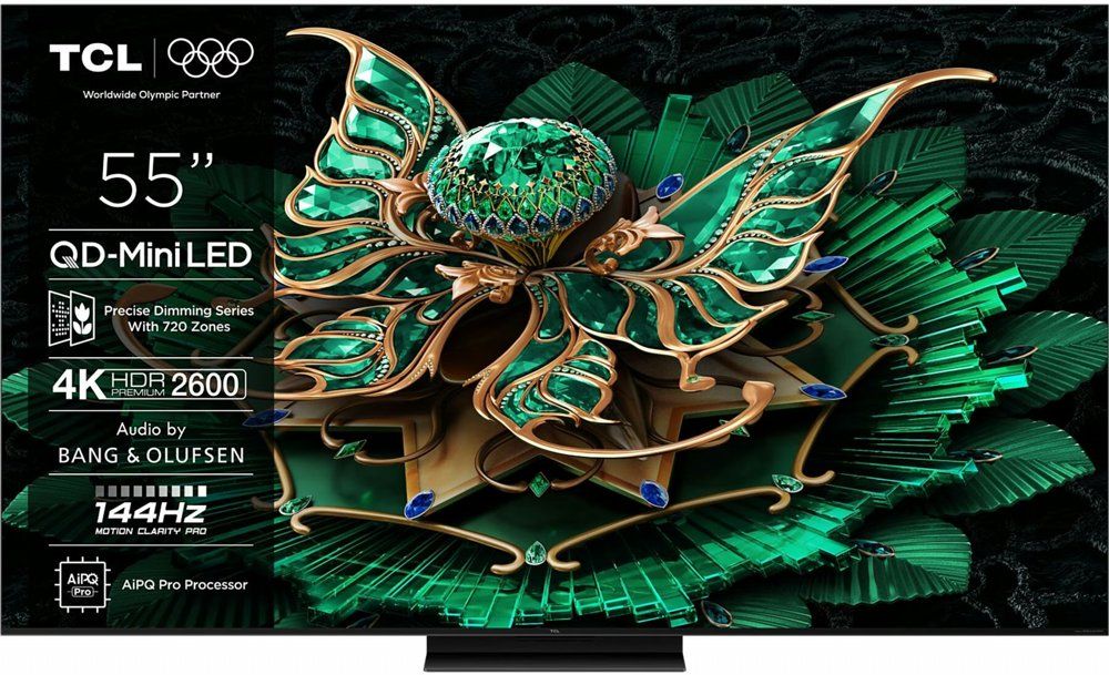TCL 55Q7C | 55" 4K Ultra HD QD-MiniLED | 120Hz | Google TV | Dolby Vision | HDMI 2.1 | Smart TV