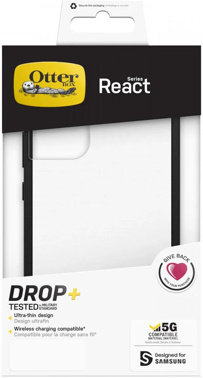 Otterbox React Series Samsung Galaxy S22+ 5G Clear/Black - Essentify