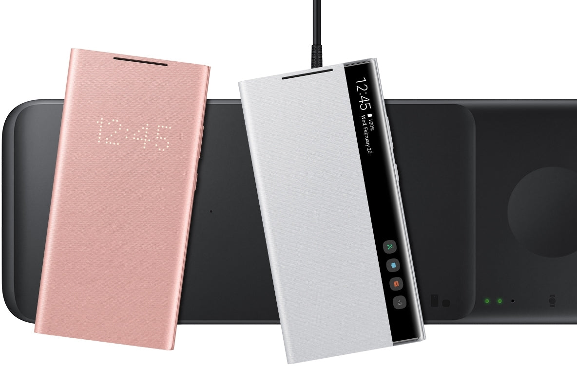 Samsung Ep-P6300Tbegeu Samsung Wireless Qi Trio Pad + Travel Adapter 9W Black