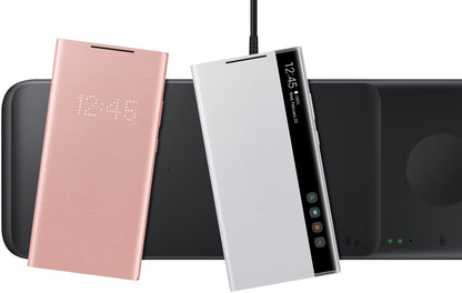 Samsung Ep-P6300Tbegeu Samsung Wireless Qi Trio Pad + Travel Adapter 9W Black