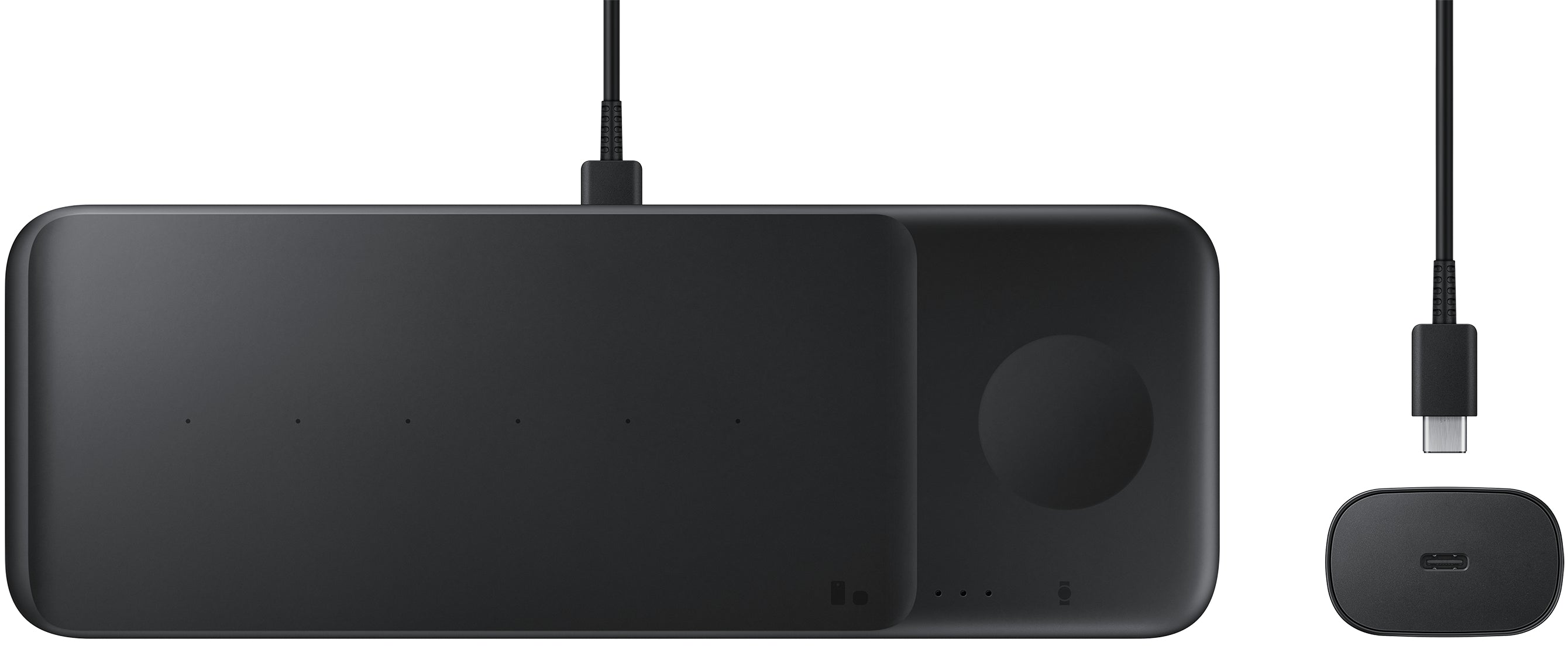 Samsung Ep-P6300Tbegeu Samsung Wireless Qi Trio Pad + Travel Adapter 9W Black