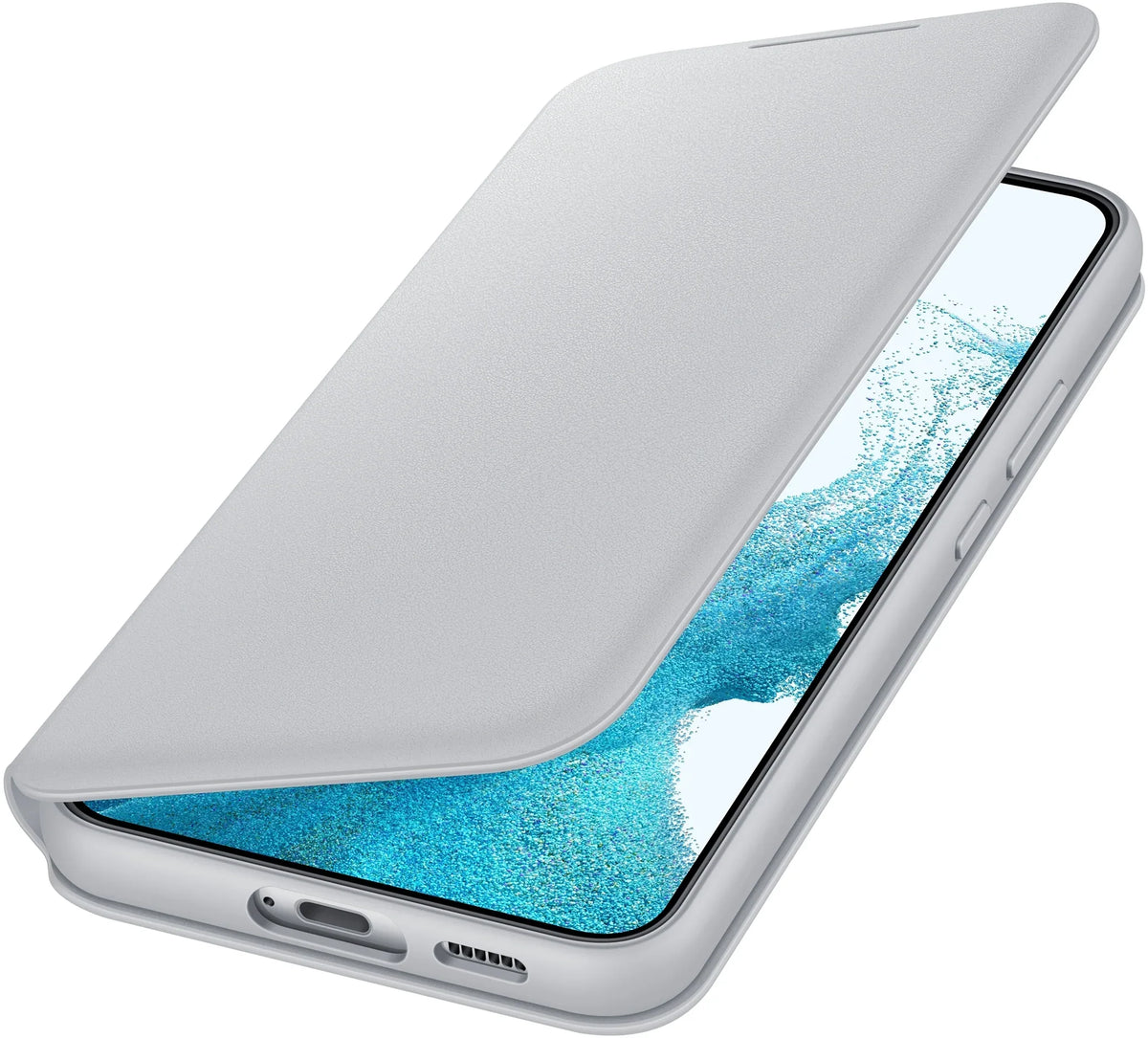 Samsung Led View Cover Galaxy S22+ 5G Light Grey - Essentify