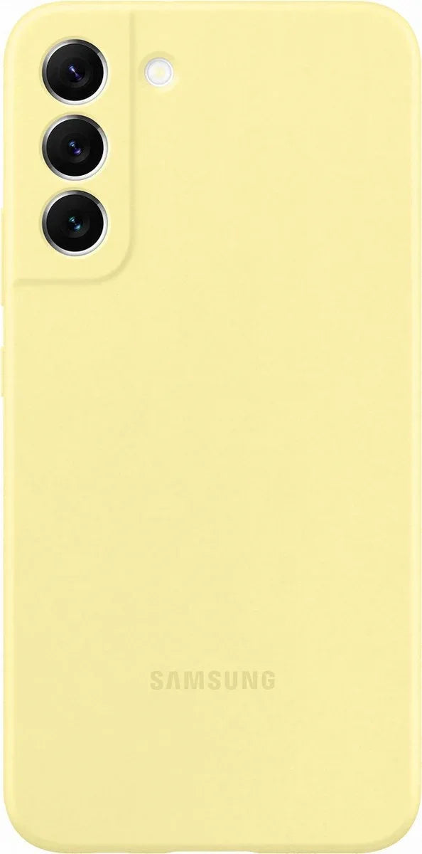 Samsung Silicone Cover Galaxy S22+ 5G Yellow - Essentify