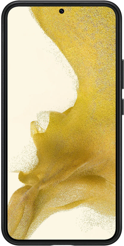 Samsung Leather Cover Galaxy S22+ 5G Black - Essentify