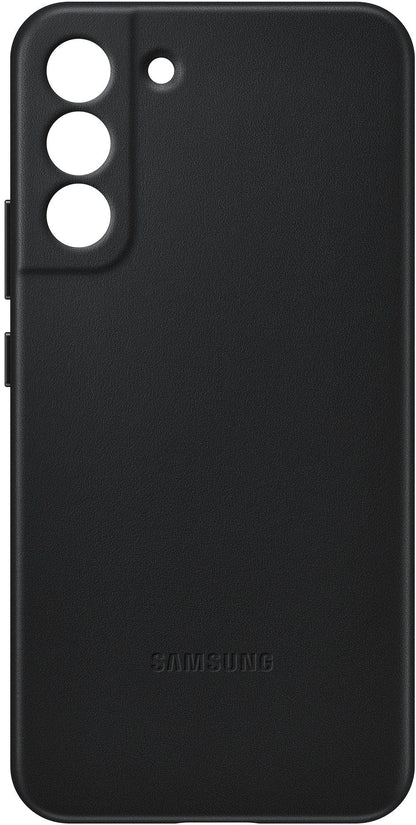 Samsung Leather Cover Galaxy S22+ 5G Black - Essentify