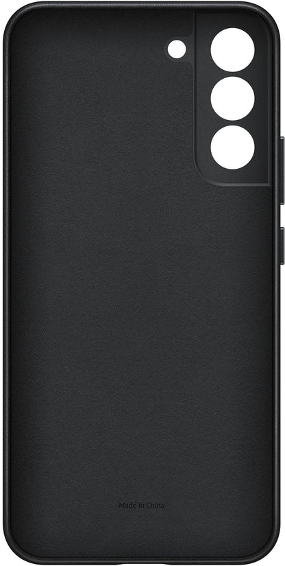 Samsung Leather Cover Galaxy S22+ 5G Black - Essentify