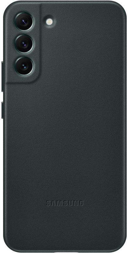 Samsung Leather Cover Galaxy S22+ 5G Forest Green - Essentify