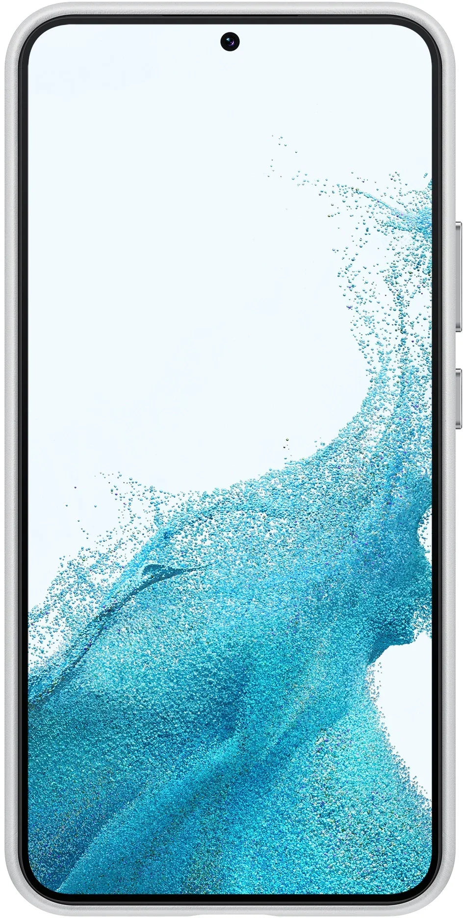 Samsung Leather Cover Galaxy S22+ 5G Light Grey - Essentify