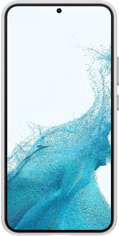 Samsung Leather Cover Galaxy S22+ 5G Light Grey - Essentify
