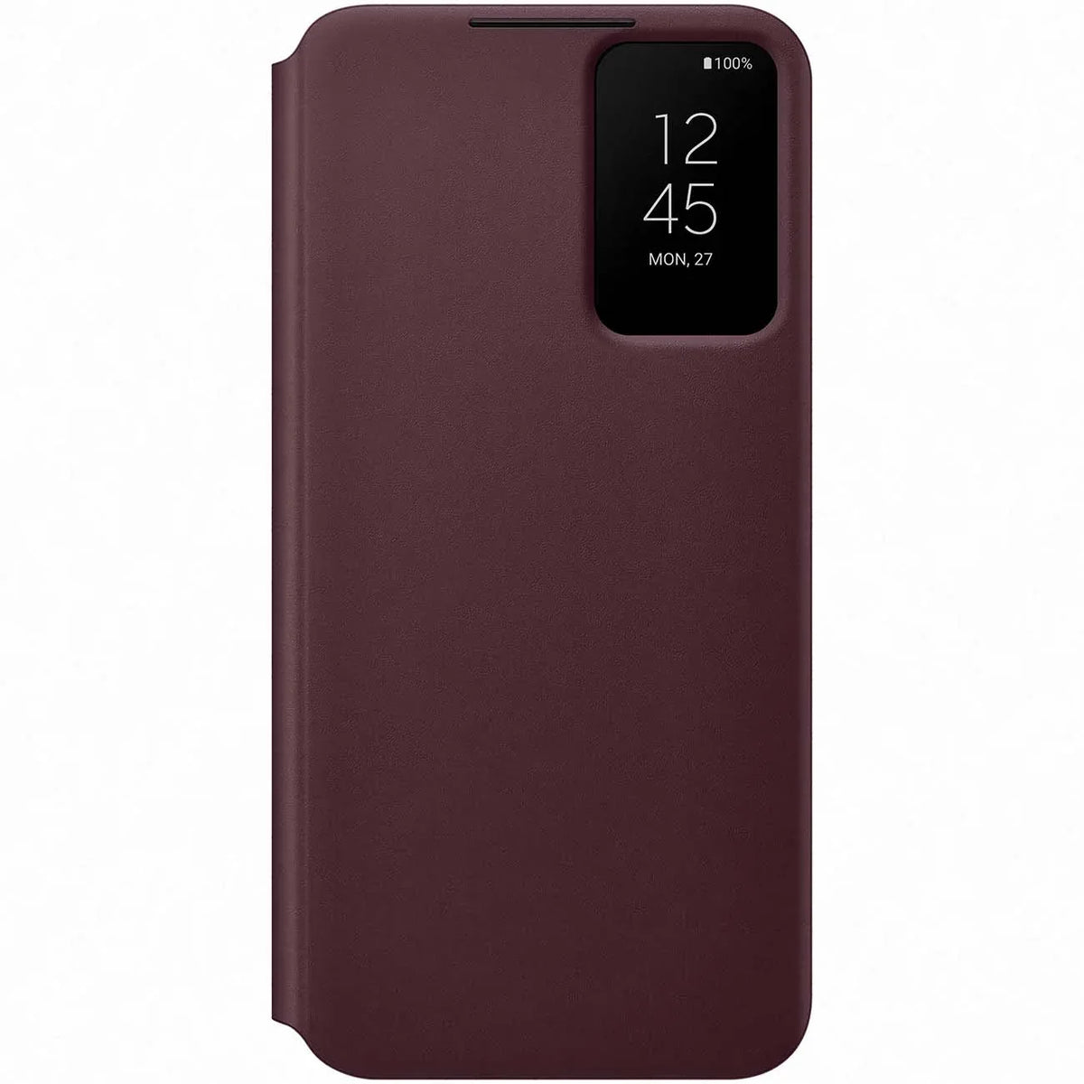 Samsung Smart Clear View Cover Galaxy S22+ 5G Burgundy - Essentify