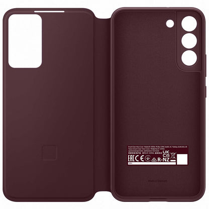Samsung Ef-Zs906Ceegee Samsung Smart Clear View Cover Galaxy S22+ 5G Burgundy