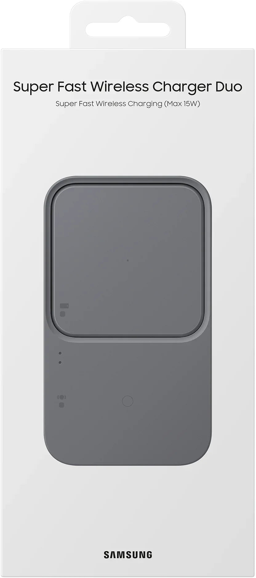Samsung Wireless Qi Duo Charger Pad 15W Dark Grey - Essentify
