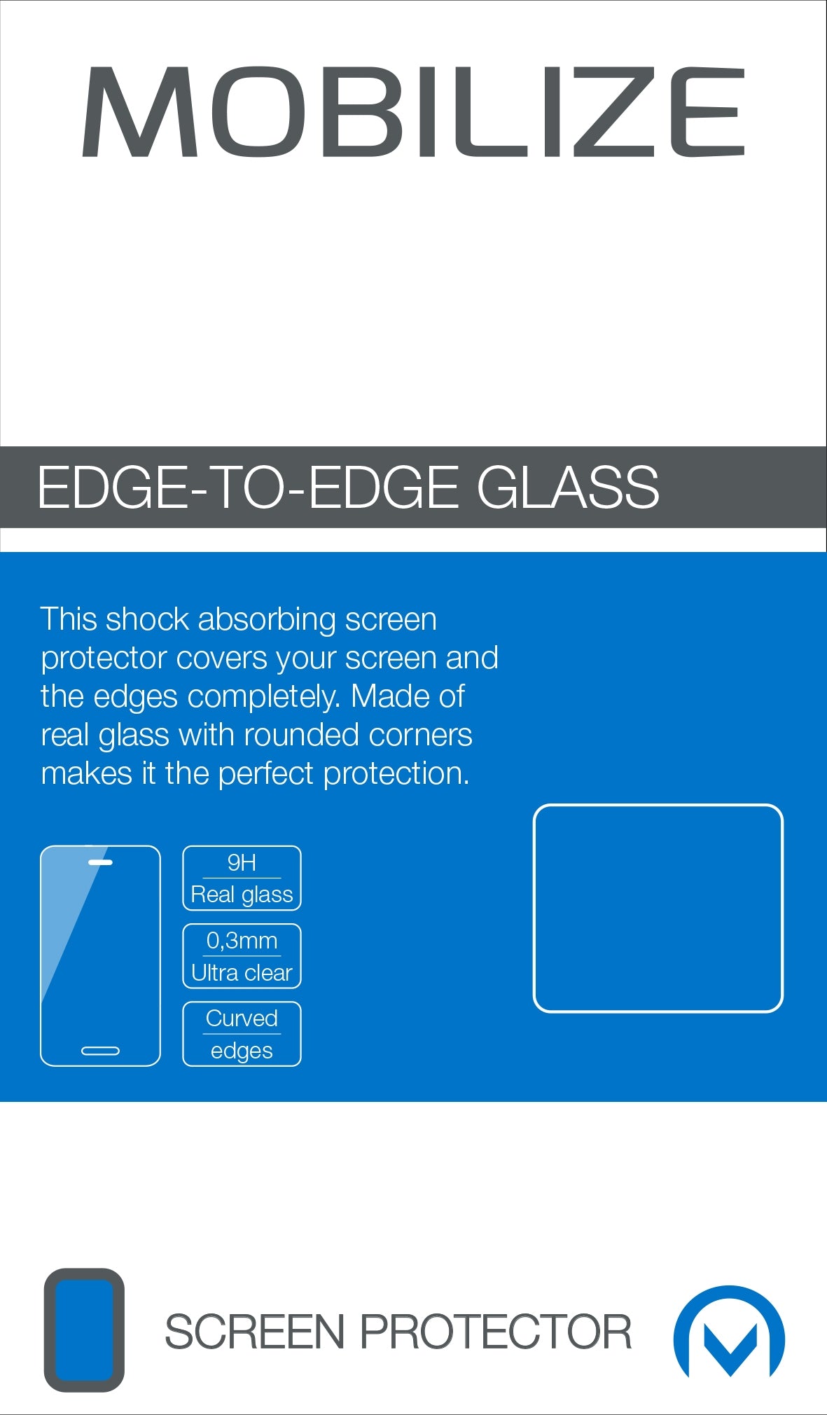 Mobilize Edge-To-Edge Glass Screen Protector Apple Iphone 13 Pro Max/14 Plus Black Full Glue