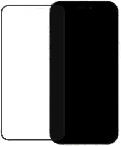 Mobilize Edge-To-Edge Glass Screen Protector Apple Iphone 14 Pro Max Black Full Glue - Essentify