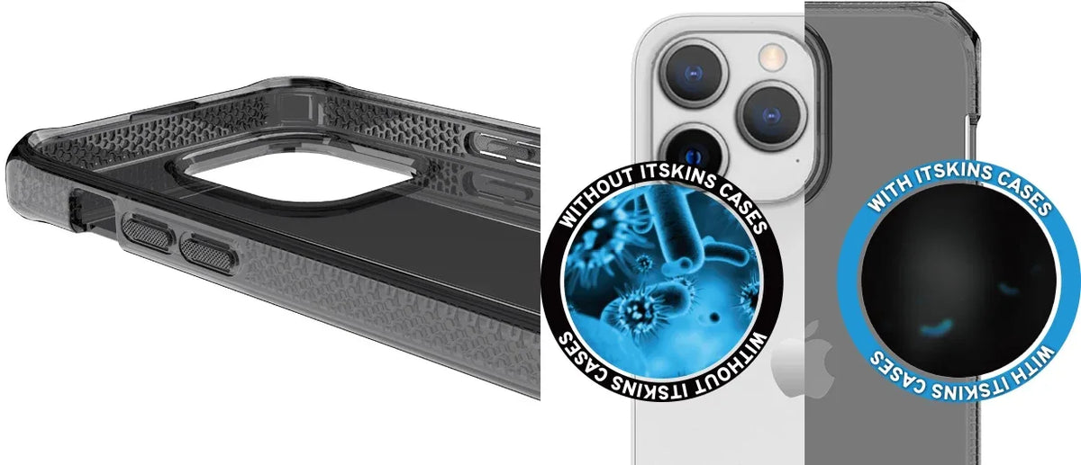 Itskins Level 2 Spectrumclear_R For Apple Iphone 14 Pro Smoke - Essentify