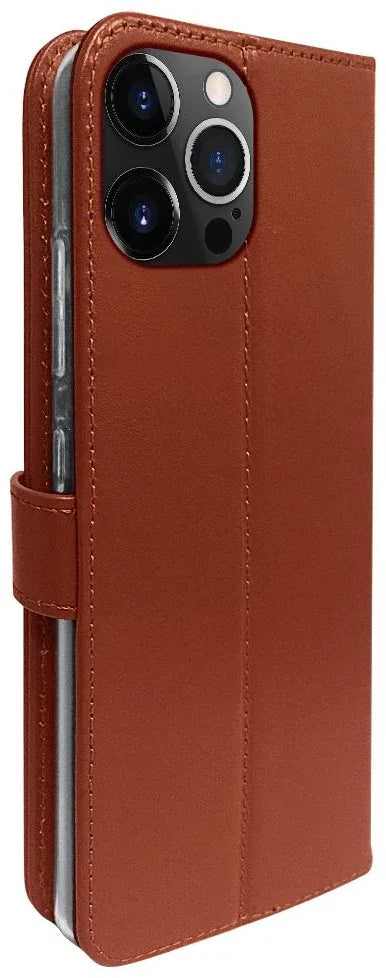 Valenta Book Case Gel Skin Apple Iphone 14 Pro Max Brown - Essentify