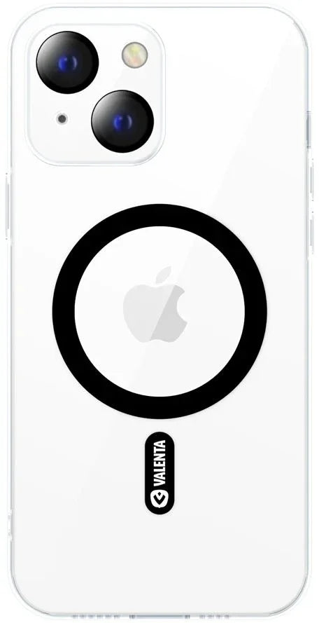 Valenta Tempered Glass Back Cover Magsafe Case Apple Iphone 14 Plus Clear - Essentify