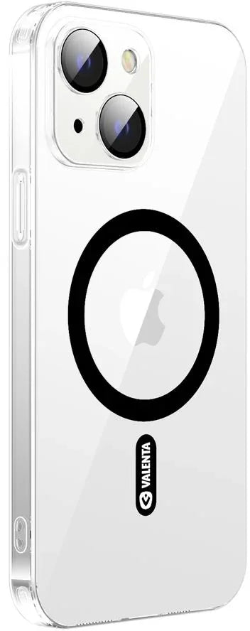 Valenta Tempered Glass Back Cover Magsafe Case Apple Iphone 14 Plus Clear - Essentify