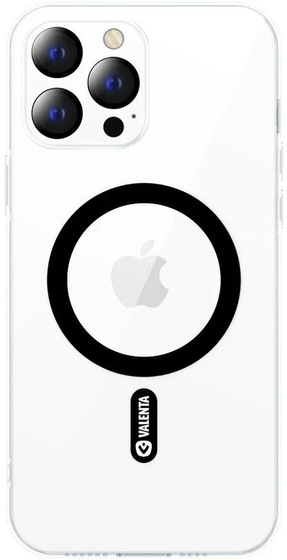 Valenta Tempered Glass Back Cover Magsafe Case Apple Iphone 14 Pro Max Clear - Essentify