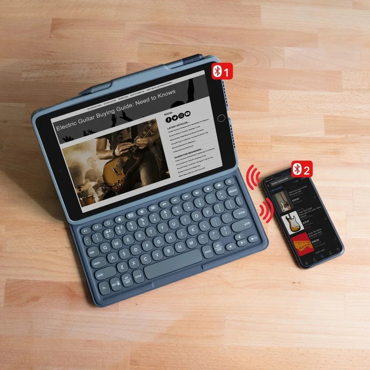 Zagg Pro Keys Bluetooth Keyboard Case For Apple Ipad 10.2 (2019/2020/2021) Azerty Black - Essentify