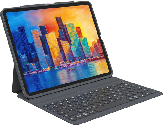 Zagg Pro Keys Bluetooth Keyboard Case For Apple Ipad Pro 12.9 (2018/2020/2021) Azerty Black - Essentify