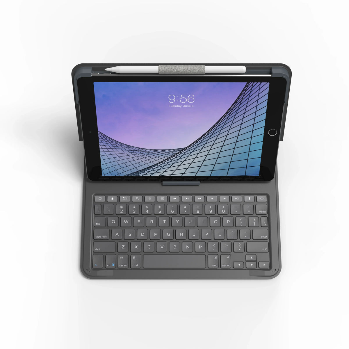 Zagg Messenger Folio 2 Bluetooth Keyboard Case For Apple Ipad 10.2/Pro/Air 10.5 Serie Azerty Black - Essentify