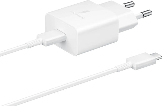 Samsung Fast Charger Pd Power Adapter Incl. Usb-C Cable 15W White - Essentify