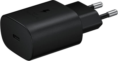 Samsung Super Fast Pd Wall Charger Usb-C Incl. Usb-C Cable 25W Black - Essentify