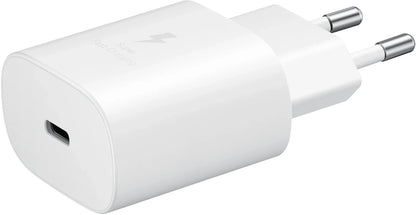 Samsung Super Fast Pd Wall Charger Usb-C Incl. Usb-C Cable 25W White - Essentify
