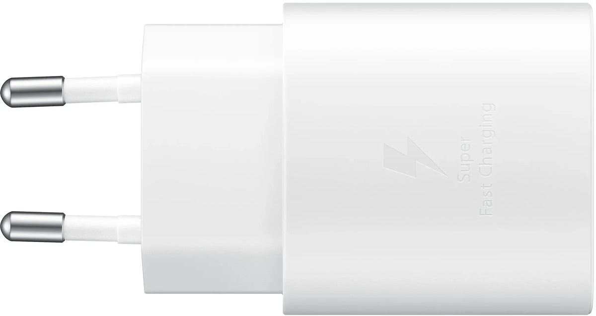 Samsung Super Fast Pd Wall Charger Usb-C Incl. Usb-C Cable 25W White - Essentify