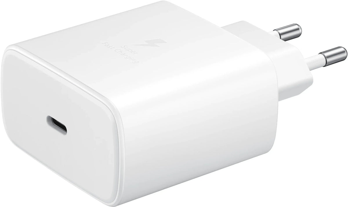 Samsung Fast Pd Wall Charger Usb-C Incl. Usb-C Cable 45W White - Essentify