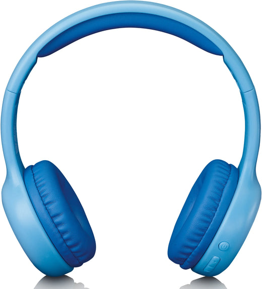 Lenco On-Ear Stereo Bluetooth Headset For Kids Blue - Essentify