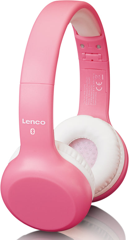 Lenco Hpb-110Pk Lenco On-Ear Stereo Bluetooth Headset For Kids Pink