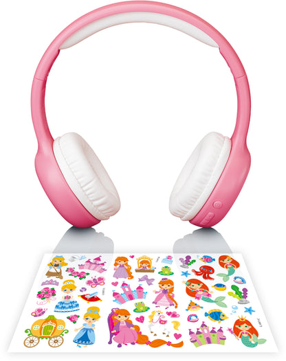 Lenco Hpb-110Pk Lenco On-Ear Stereo Bluetooth Headset For Kids Pink