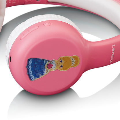 Lenco Hpb-110Pk Lenco On-Ear Stereo Bluetooth Headset For Kids Pink