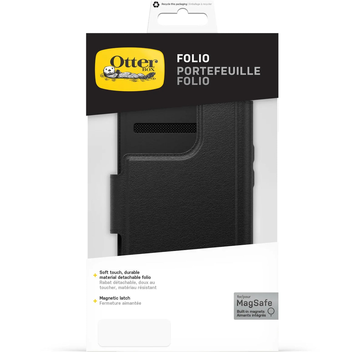 Otterbox Folio For Magsafe Apple Iphone 14 Pro Black - Essentify