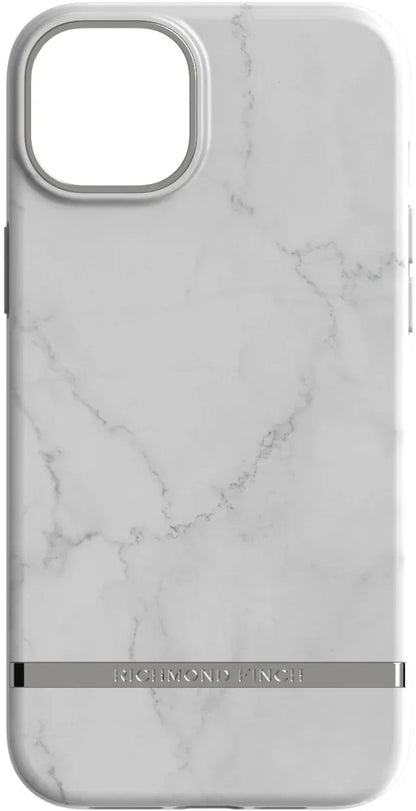Richmond & Finch Freedom Series One-Piece Apple Iphone 14 Plus White Marble - Essentify